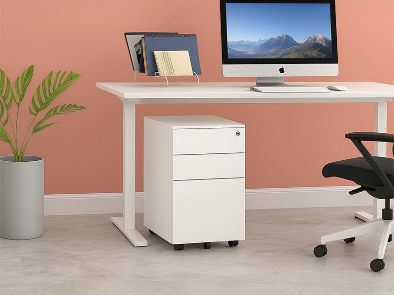 Desk High Pedestal