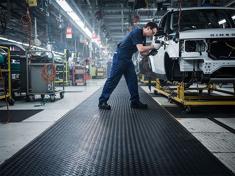 Diamond Rubber Matting Roll