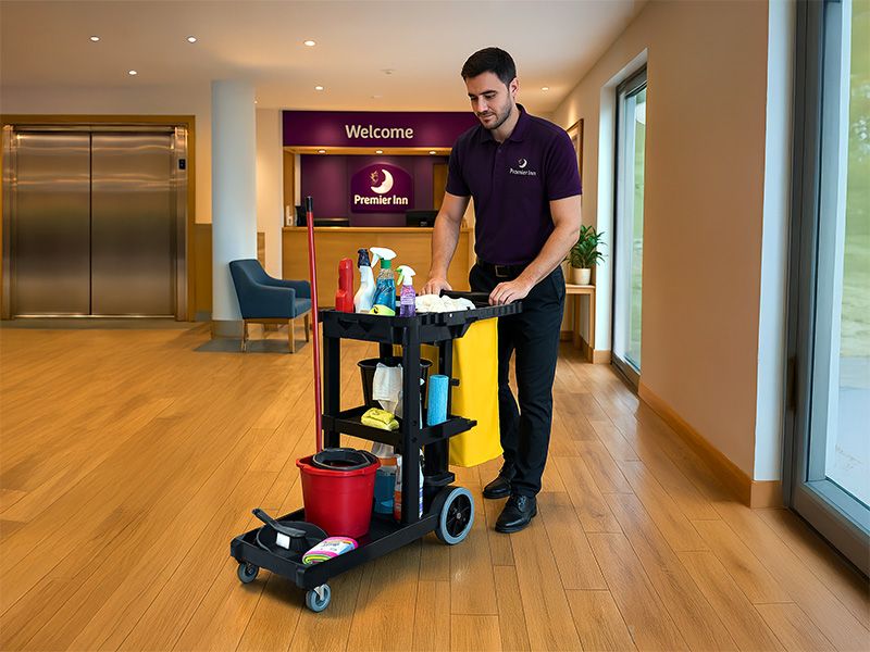 Economy Cleaning Cart