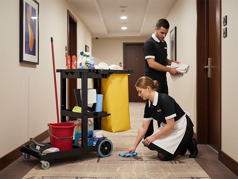 Economy Cleaning Cart