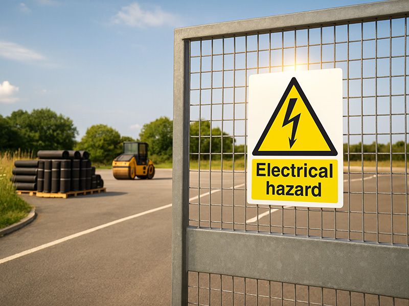 "Electrical Hazard" Warning Safety Sign