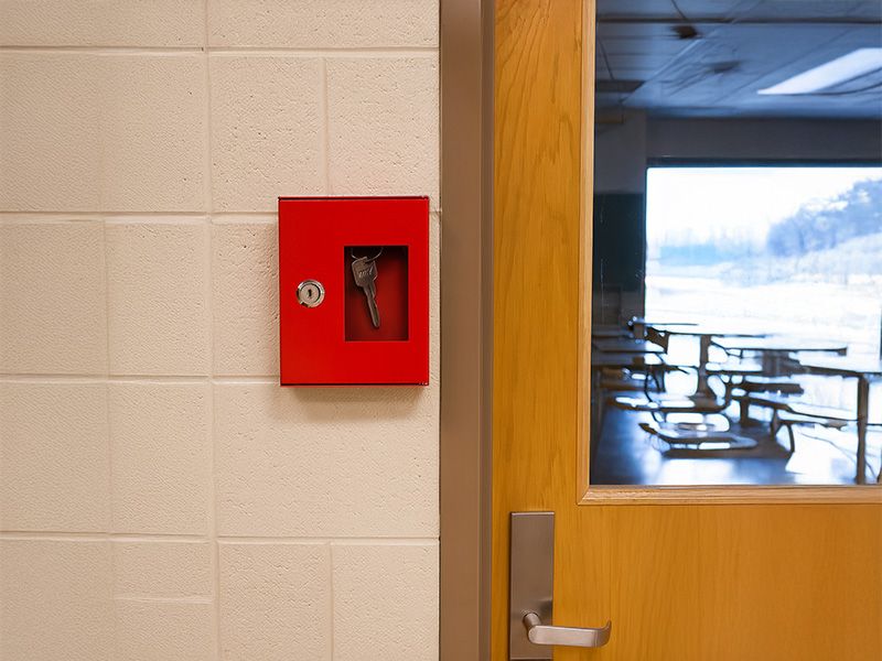 Glass Emergency Key Box
