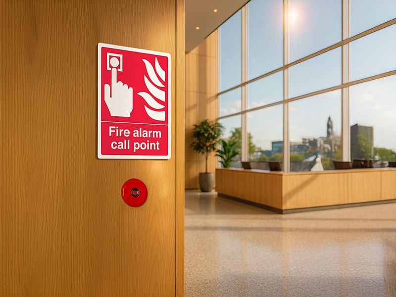 "Fire Alarm" Fire Safety Equipment Sign