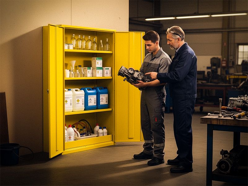 Flammable Goods Cupboard