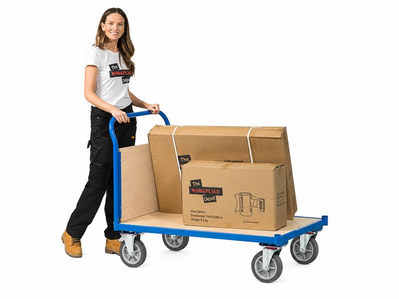 Flatbed Trolley - Push Handle - 500kg Maximum Load