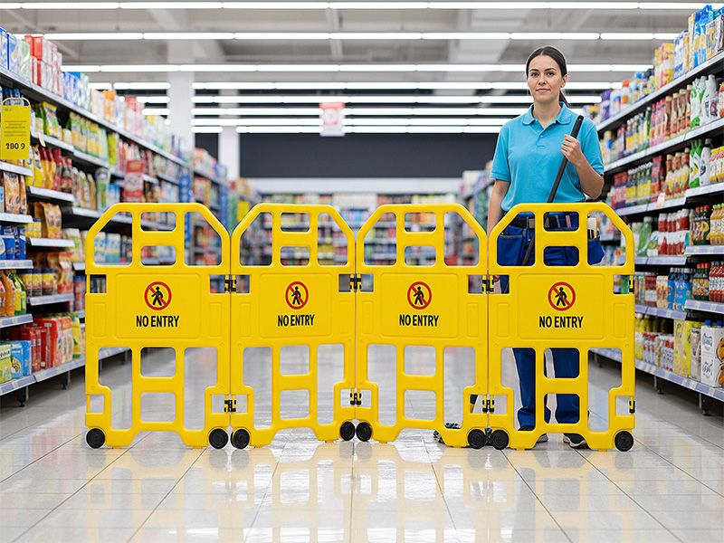 Folding Maintenance Barricade