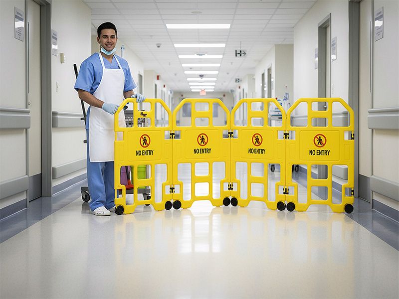 Folding Maintenance Barricade