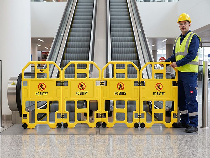 Folding Maintenance Barricade