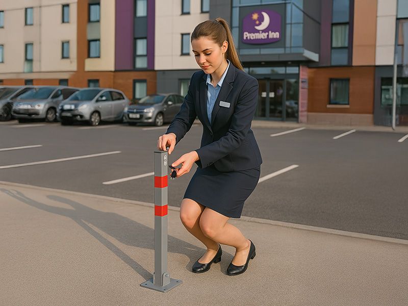 Folding Security Barrier