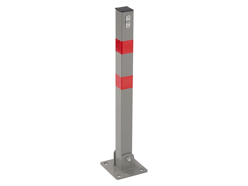 Folding Security Barrier - Key Lockable, Folds to 85mm - 650mm Overall Height
