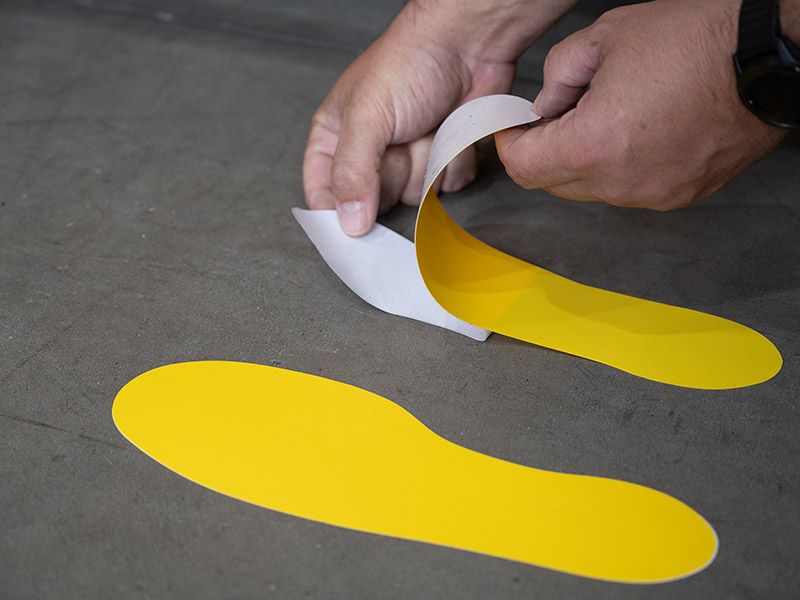 Footprint Floor Signal Markers