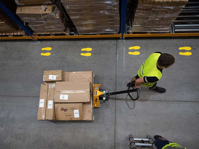 Footprint Floor Signal Markers