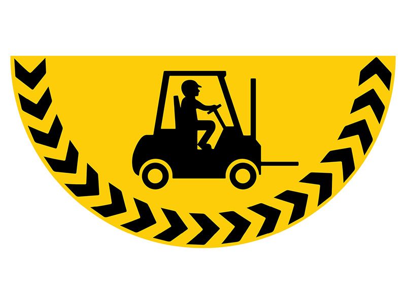 Forklift Floor Graphic Marker