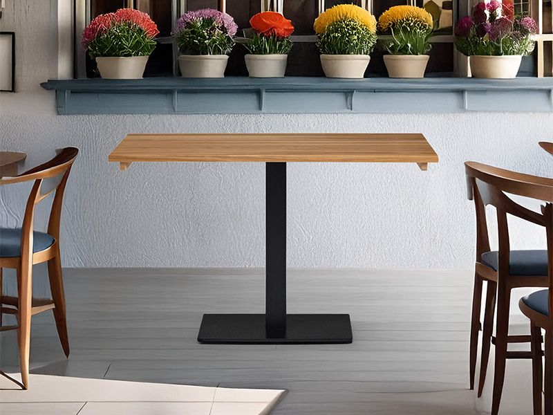 Forza Large Solid Wood Oak Dining Height Table