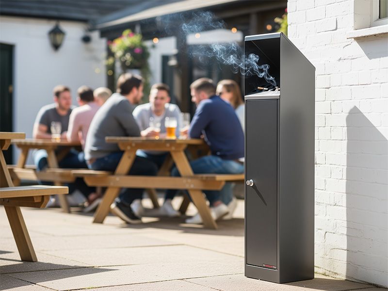 Free Standing Smoking Bin