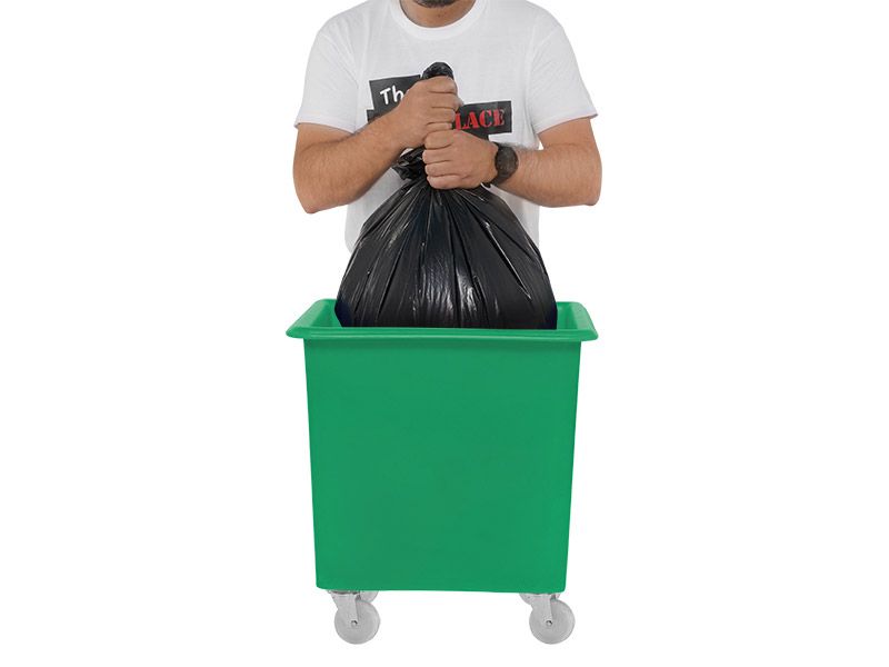 Glass Bottle Bin