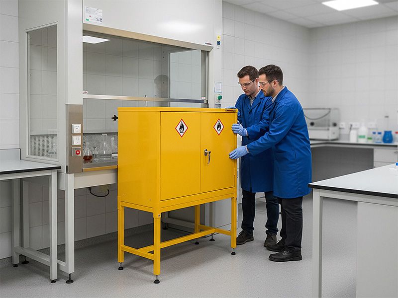 Hazardous Cabinet Stand