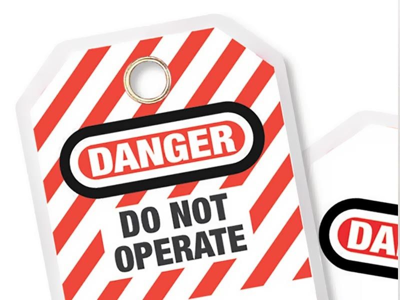Heavy Duty Lockout Tags