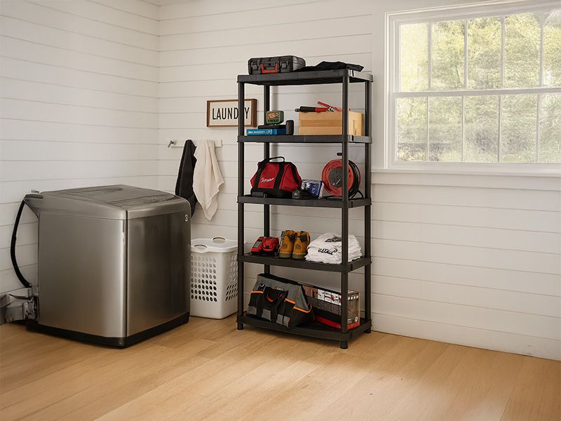 Heavy Duty Plastic Shelving