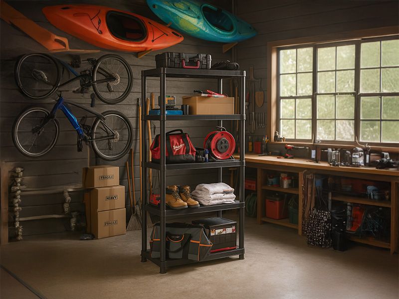 Heavy Duty Plastic Shelving
