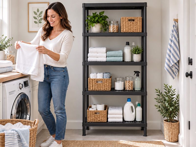 Heavy Duty Plastic Shelving