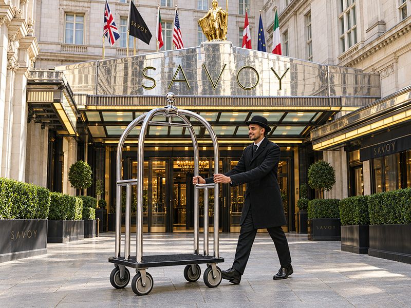 Hotel Luggage Cart