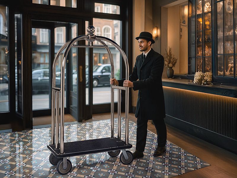 Hotel Luggage Cart