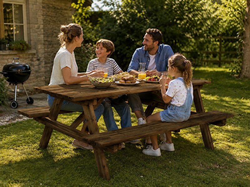 Walnut Picnic Bench