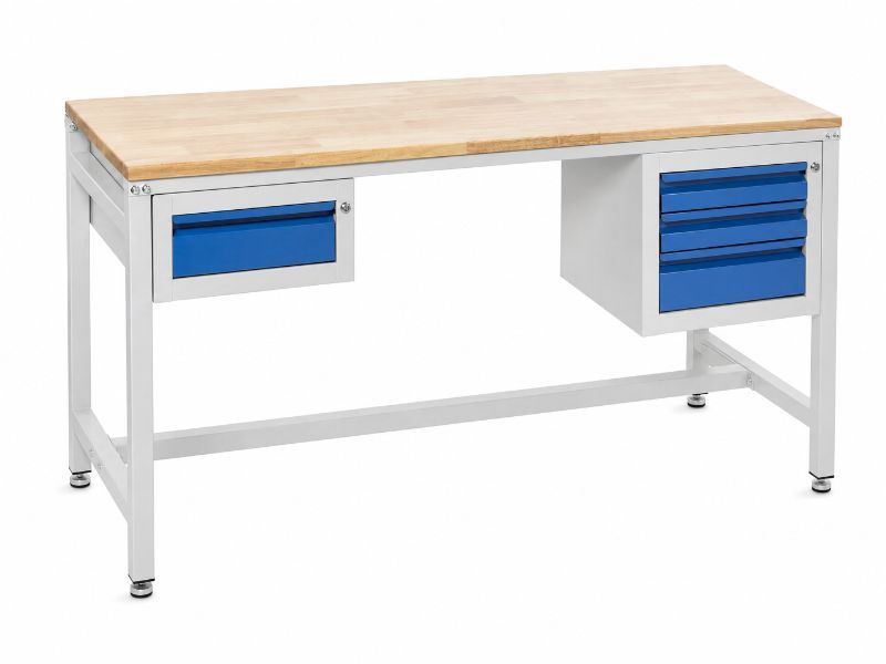 Industrial Metal Workbench