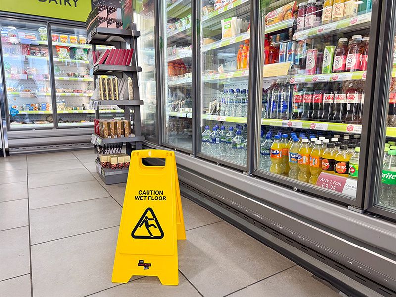 Janitorial Plastic Floor Sign