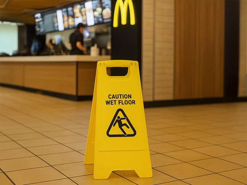 Janitorial Plastic Floor Sign