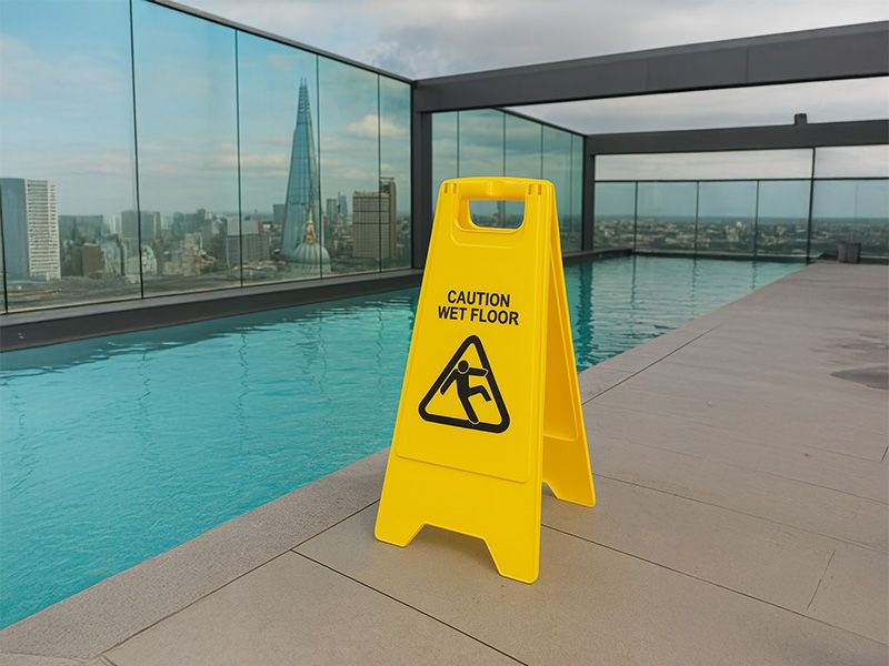 Janitorial Plastic Floor Sign