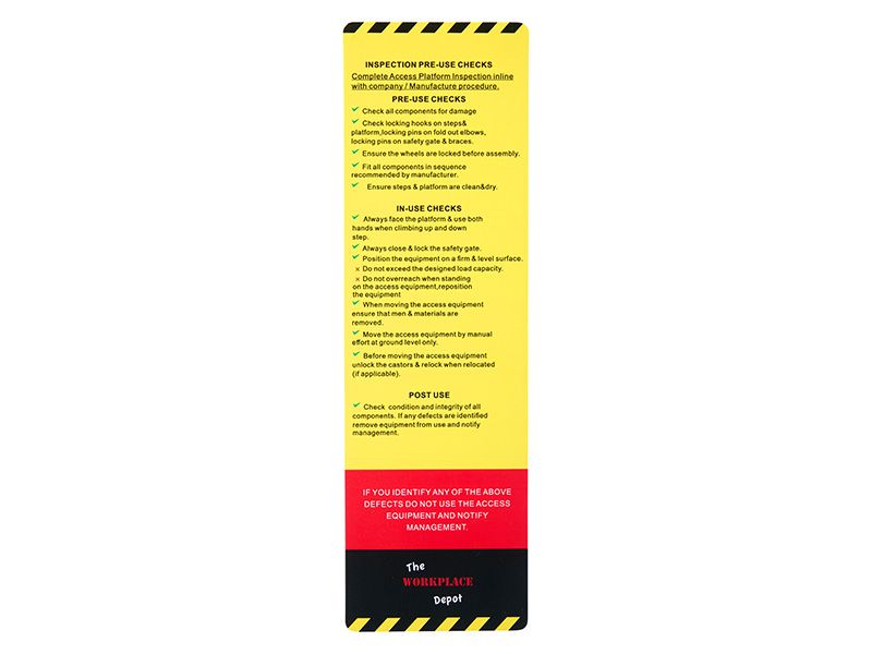 Ladder Safety Tag Kit