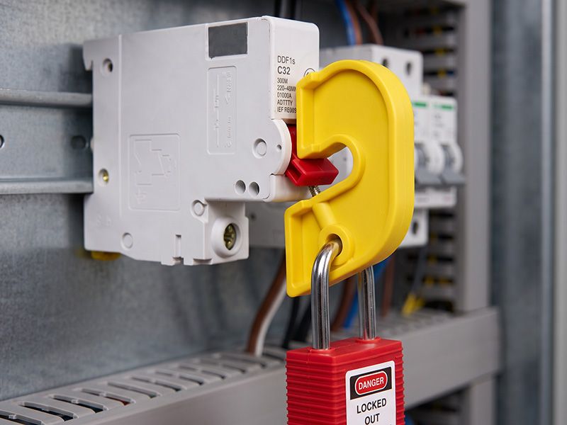 Large Circuit Breaker Lockout