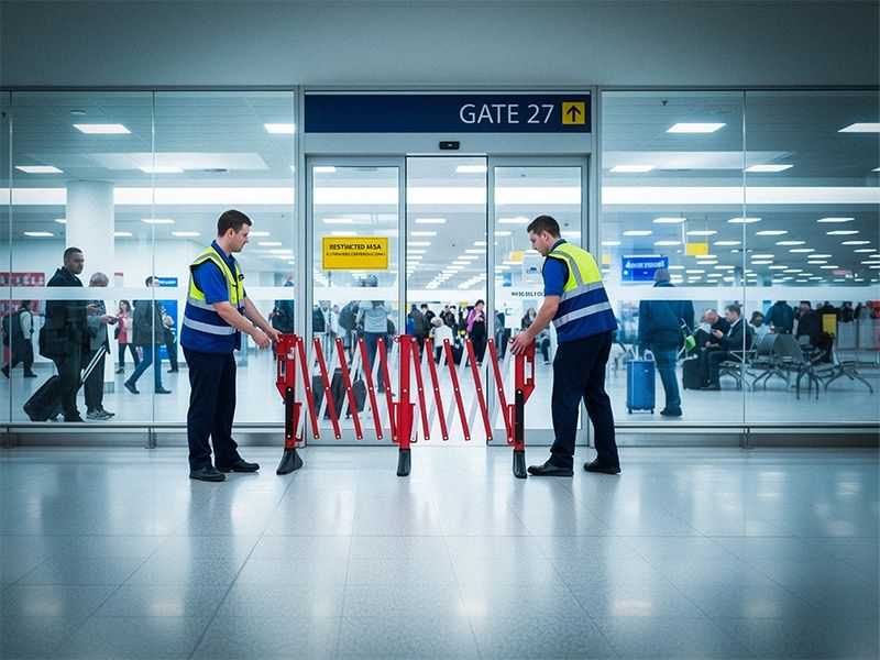 Large Collapsible Barrier