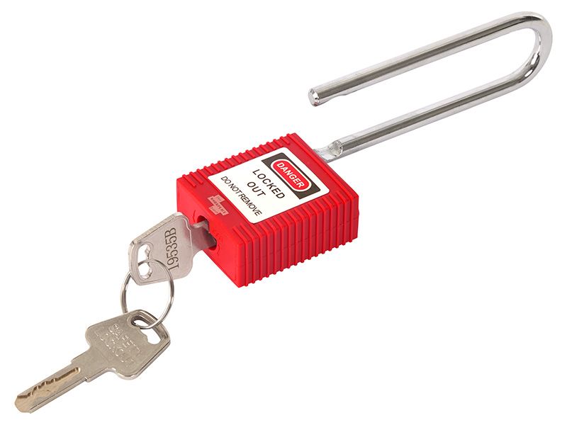 Long Steel Safety Padlock