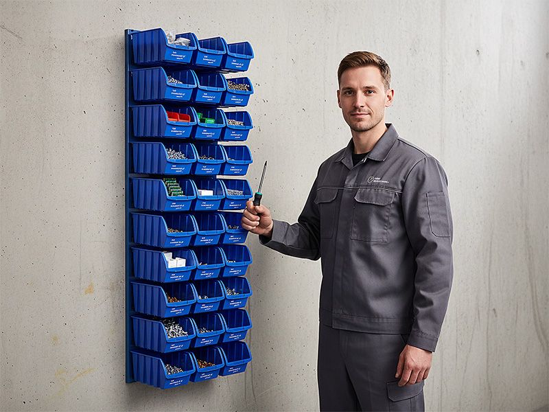 Louvre Panel with Bins