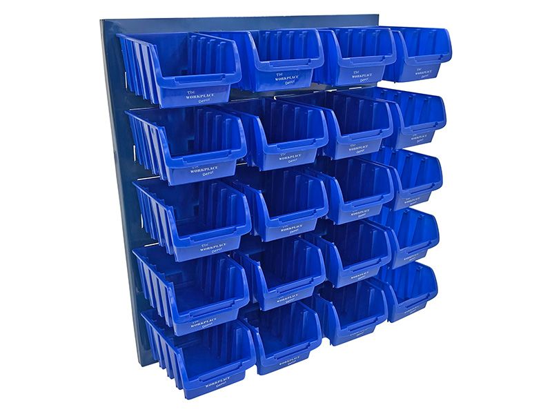 Louvre Panel with Storage Bins