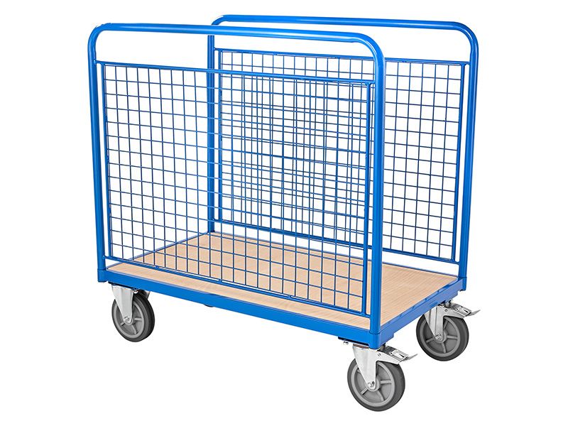 Platform Truck with Mesh Sides