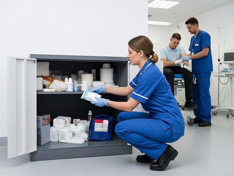 Metal First Aid Cabinet