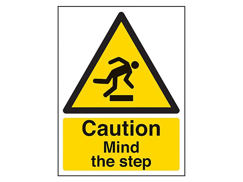 "Mind The Step" A4 Safety Sign