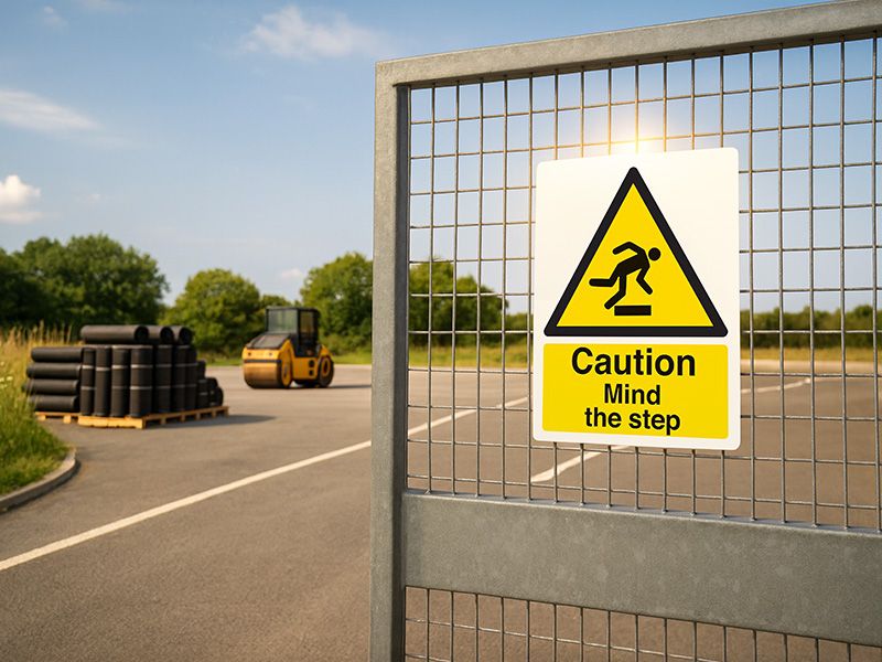 "Mind The Step" A4 Safety Sign