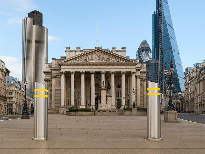 Mitre Top Steel Bollard