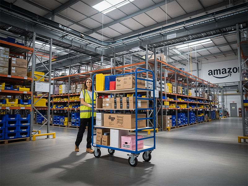 Mobile Shelf Trolley