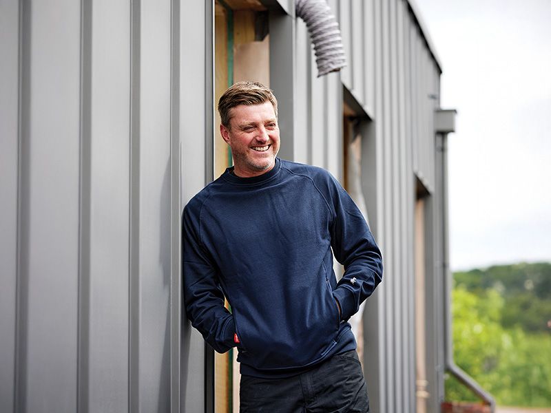 Scruffs Navy Worker Sweatshirt