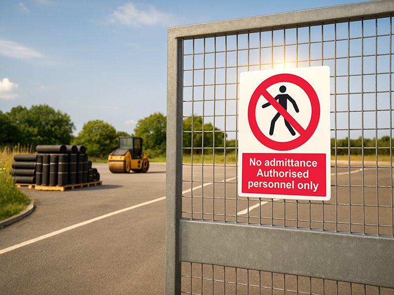"No Admittance, Authorised Personnel Only" Prohibition Sign
