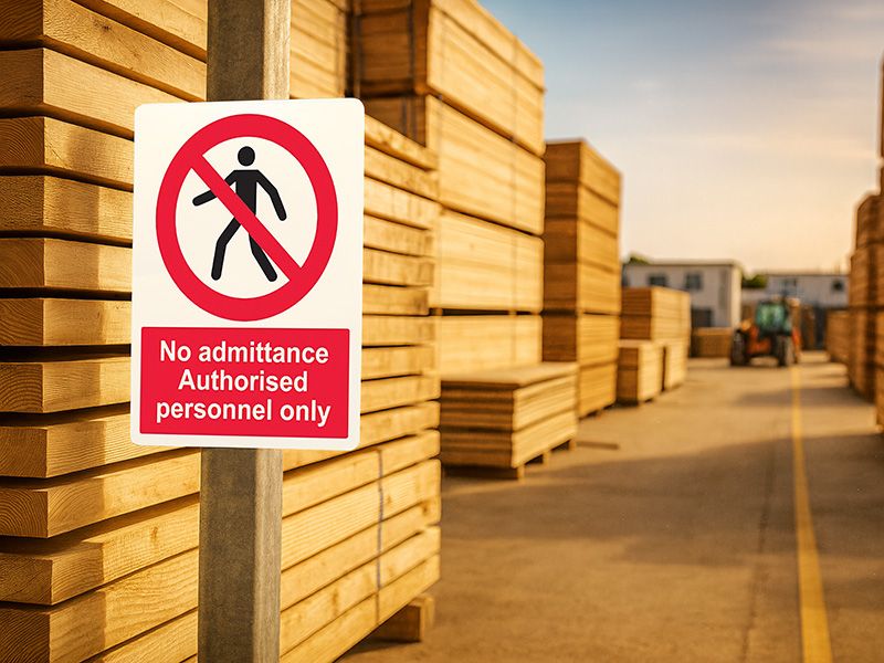"No Admittance, Authorised Personnel Only" Prohibition Sign