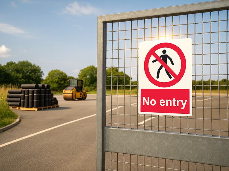 "No Entry" Prohibition Sign