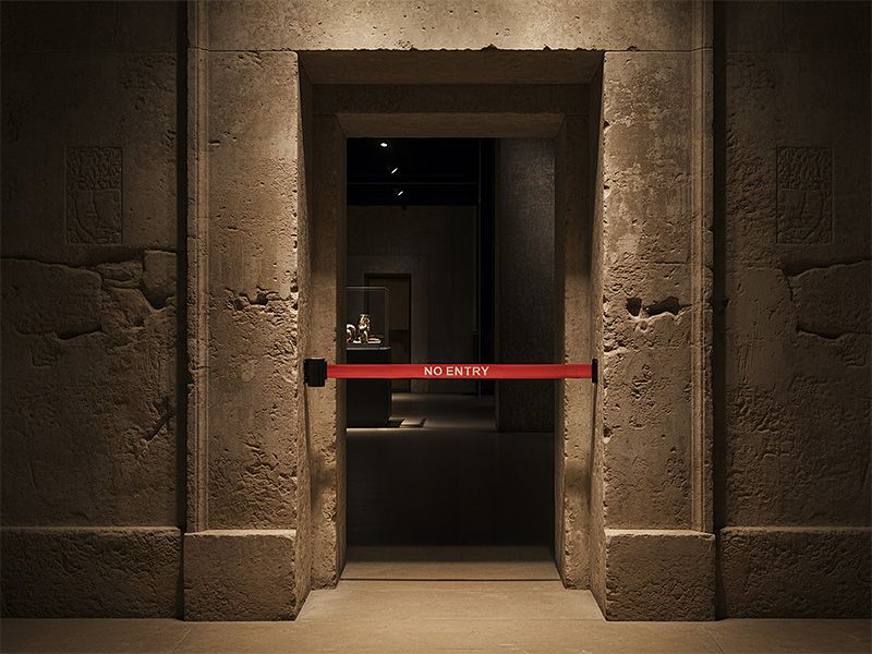 No Entry Retractable Belt Barrier