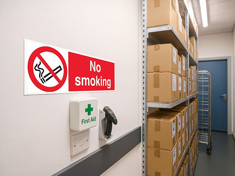"No Smoking" Prohibition Sign